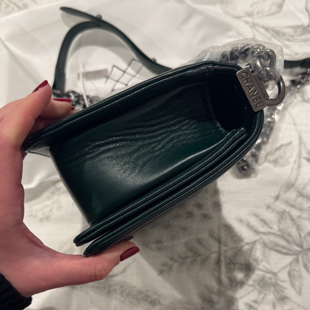 Chanel style Dark Green boy bag - Picture 7 of 9